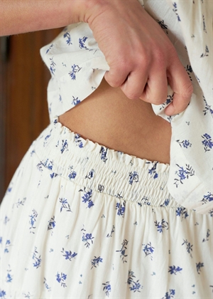 Asta small blossom skirt White Blue Neo Noir 